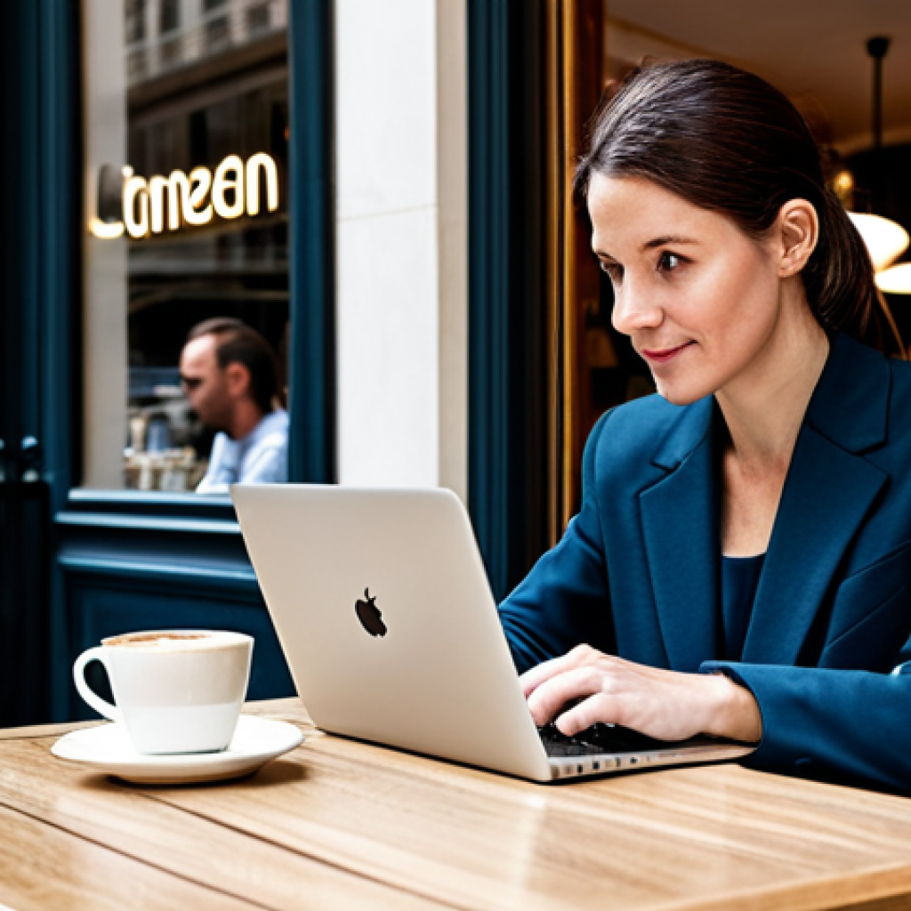 브랜드 마케팅 전략 수립 프로세스 - **

Prompt: A focused marketing professional, "Sophie," in her 30s, working on a digital marketing s...