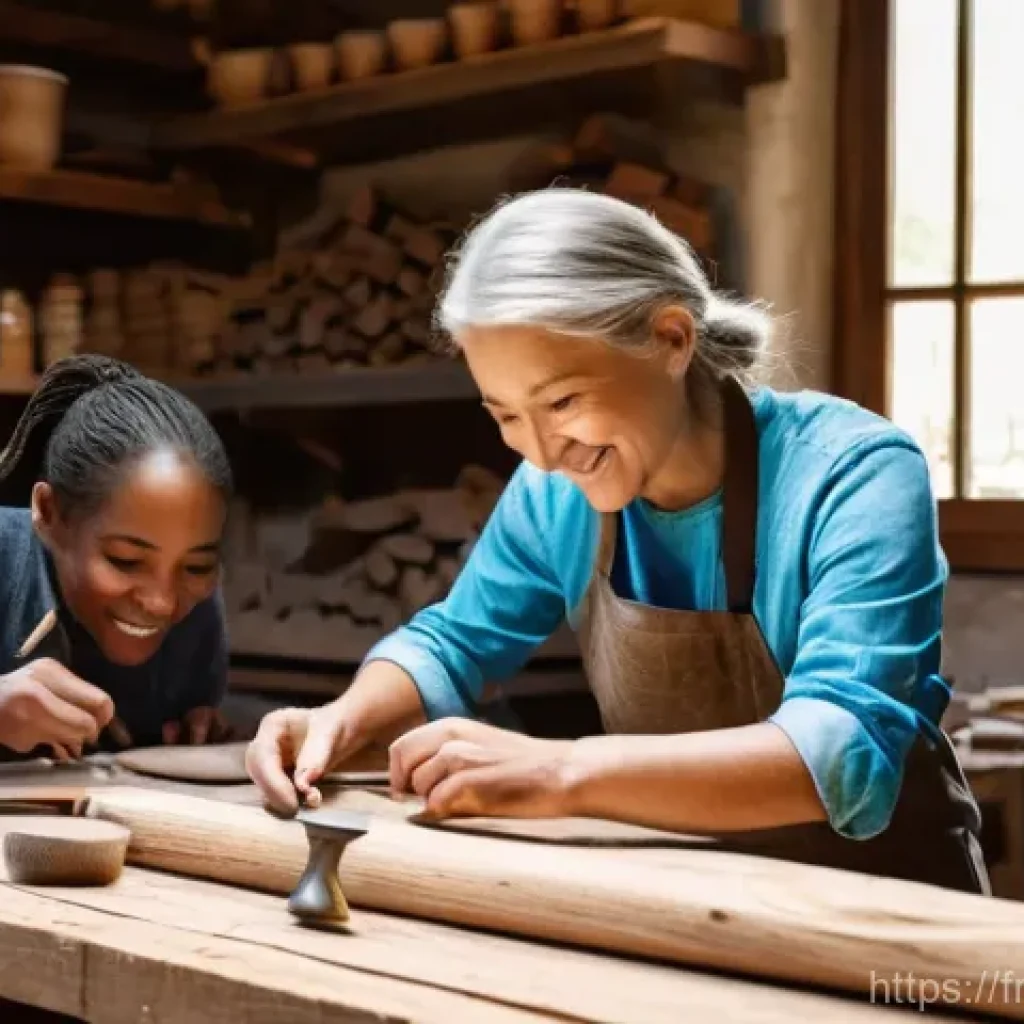 브랜드 마케터를 위한 커뮤니케이션 전략 - **Prompt 1: Authentic Brand Storytelling - The Artisan's Workshop**
    "A candid, sunlit photograph...