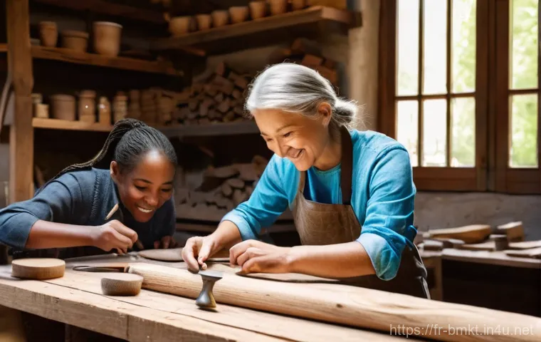 브랜드 마케터를 위한 커뮤니케이션 전략 - **Prompt 1: Authentic Brand Storytelling - The Artisan's Workshop**
    "A candid, sunlit photograph...